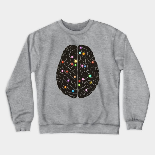 Your Brain on Video Games Crewneck Sweatshirt by Terry Fan